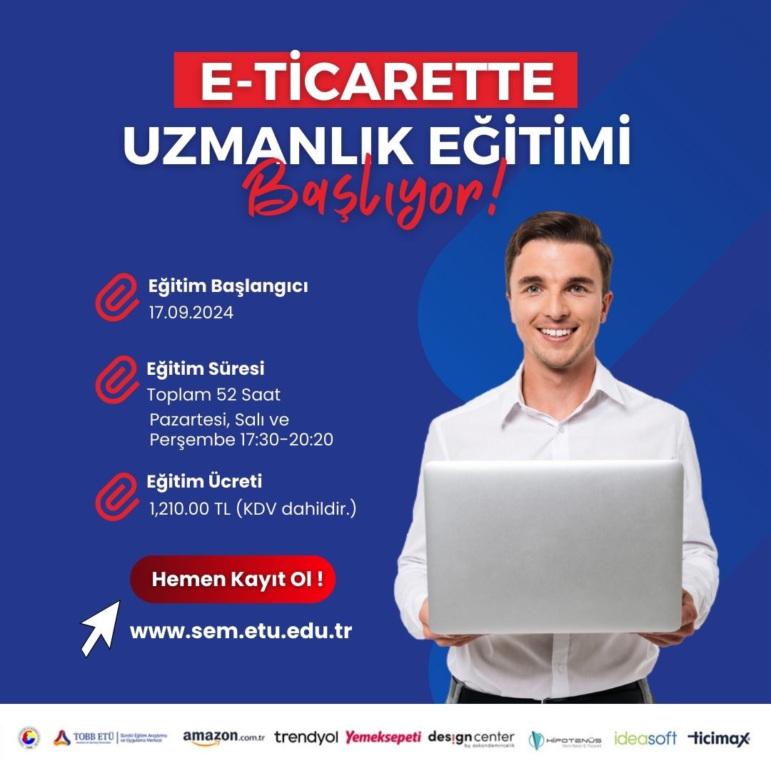 E-TİCARETTE UZMANLIK EĞİTİMİ